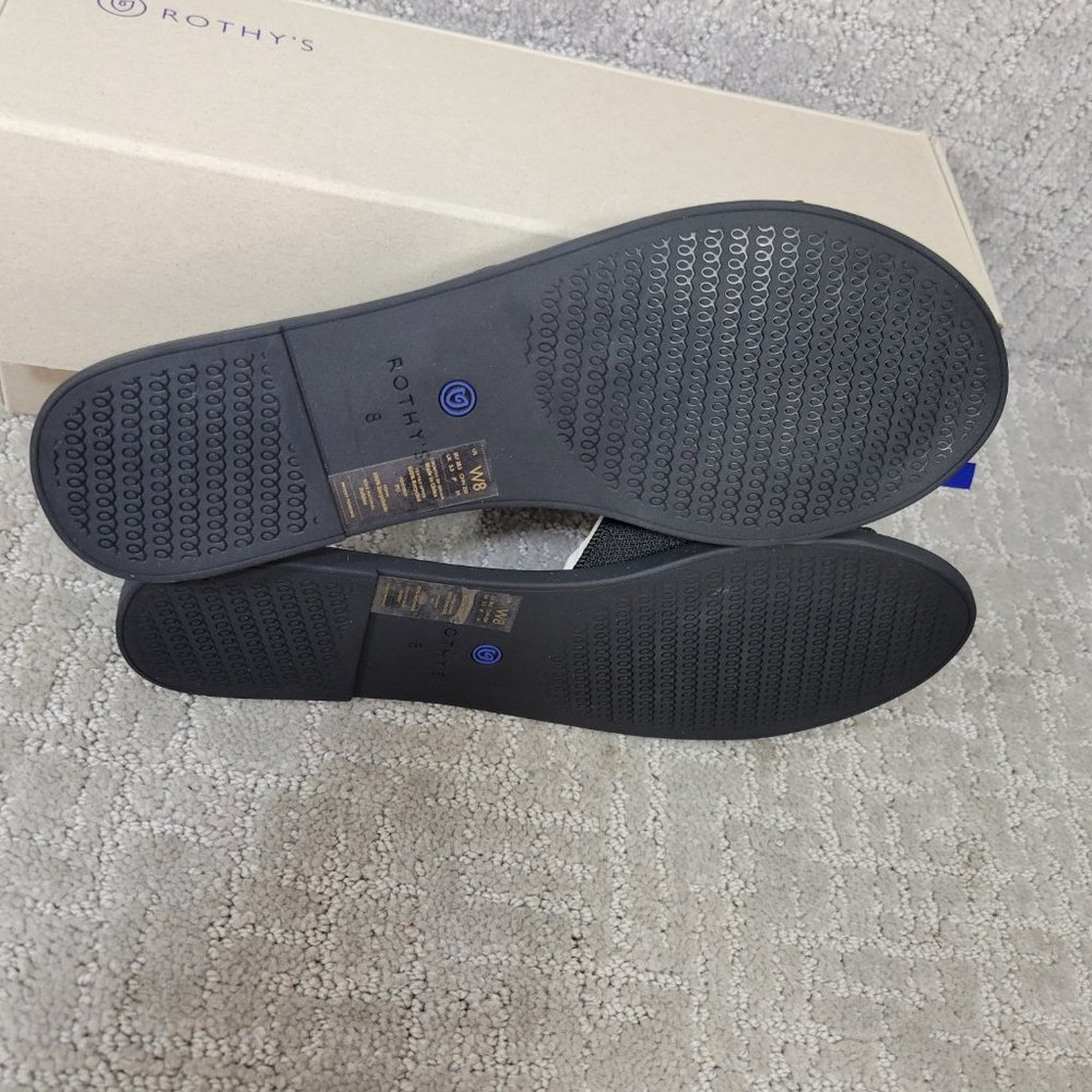 Rothy's The Slide Black Slip On Flats Sandals Women's Size US 5.5,7.5,8,10.5,11 - Picture 8 of 9